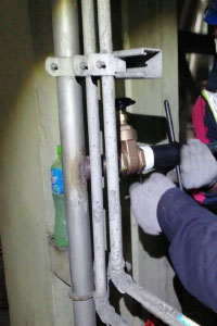 (110.01.13)桃園電廠2吋熱水管線阻斷工程