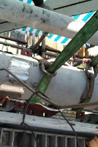 (110.09.01)中部鋼鐵廠淋液水管線8吋不鏽鋼阻斷配管工程