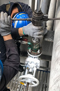 (110.04.28)中部石化廠2吋不斷水開孔作業