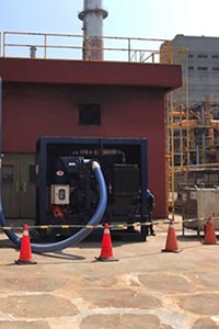 109.03.26鋼鐵廠觸媒篩清作業